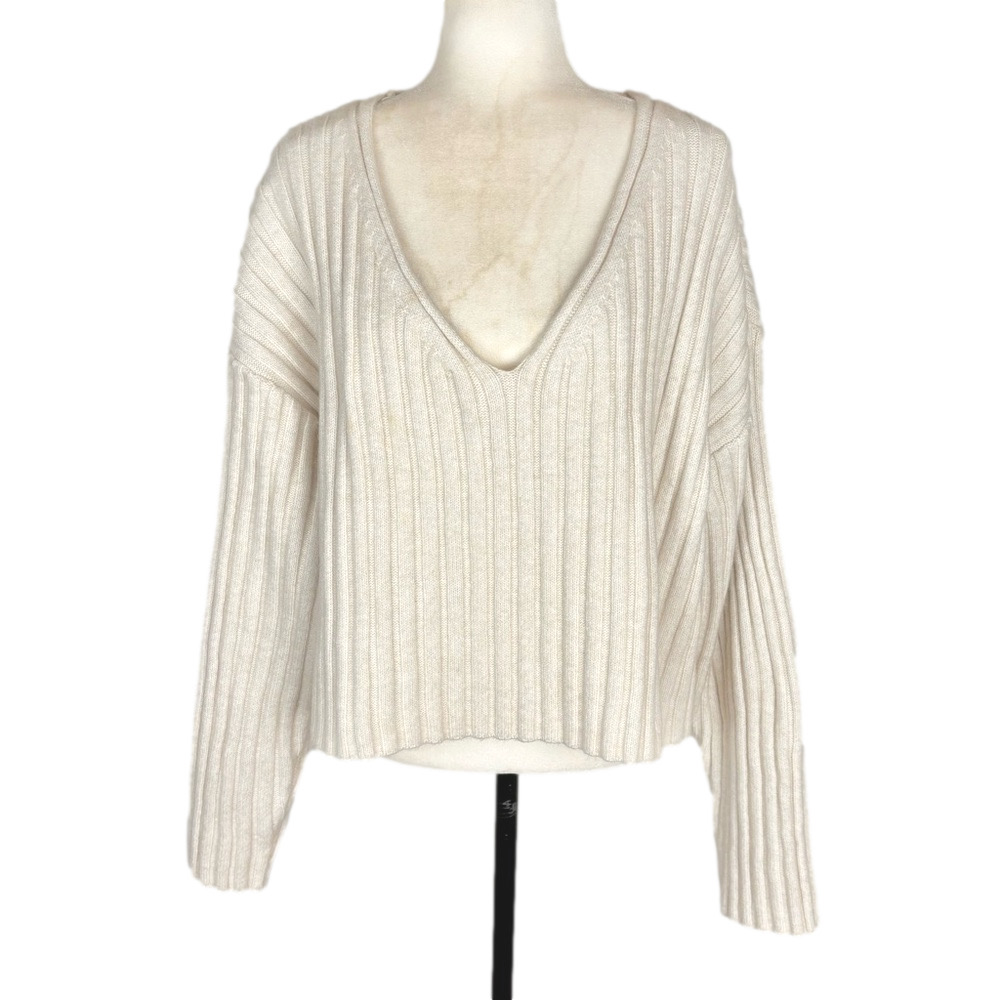 H&M cream oversized sweater